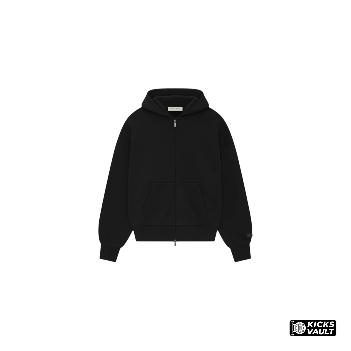 Essentials Zip Up Hoodie Black