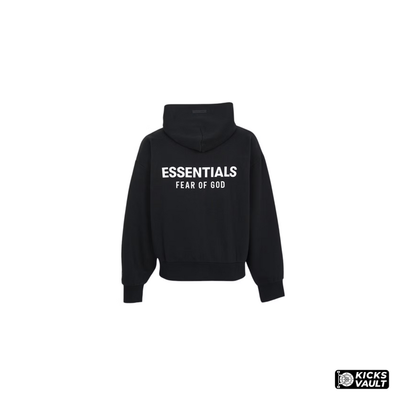 Essentials Zip Up Hoodie Black