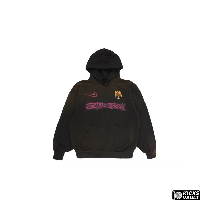 Travis Scott x Nike x FC Barcelona Spray Logo Hoodie