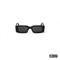 Off White Arthur Rectangular Sunglasses Black