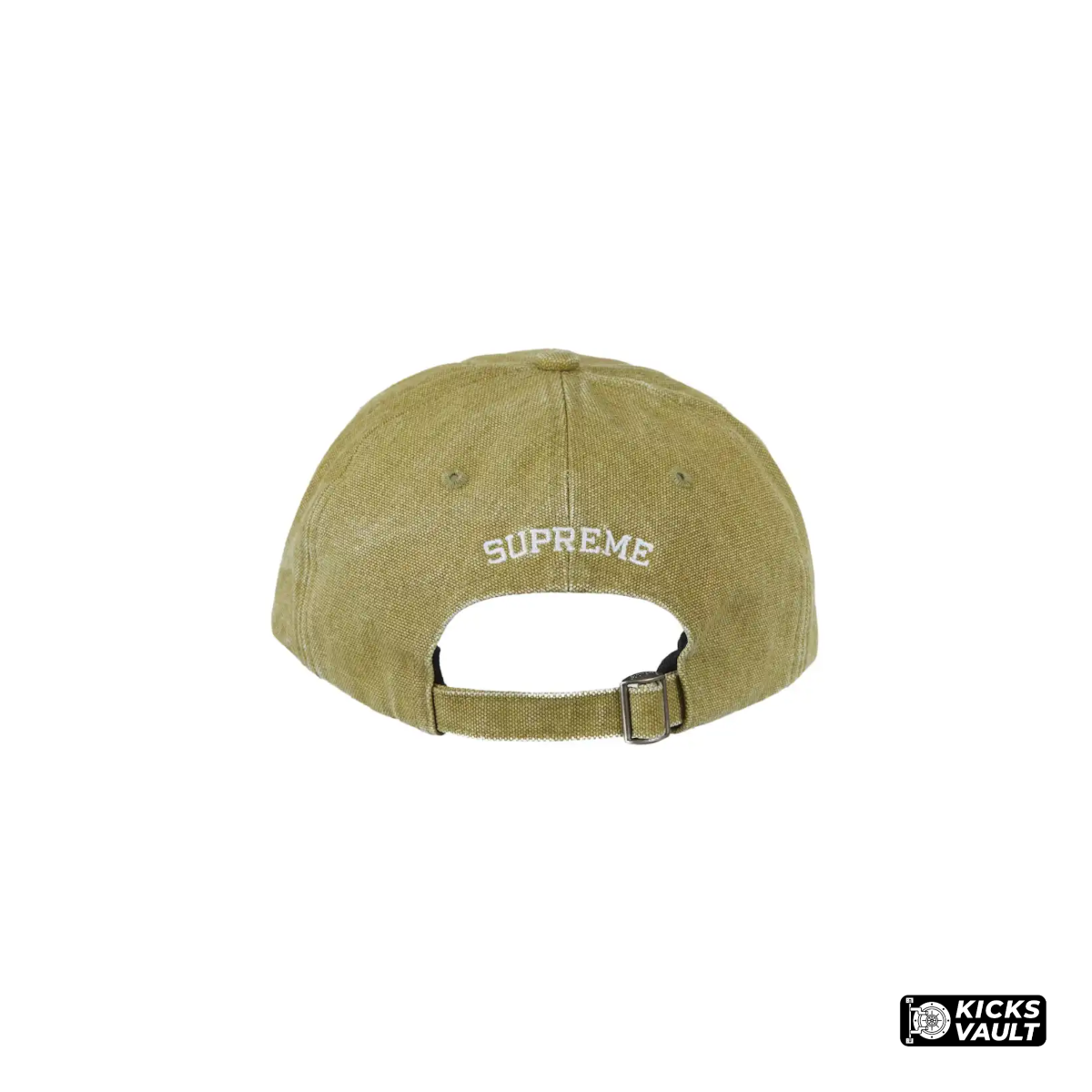 Supreme Pigment Coated Canvas S Logo 6-Panel Olive