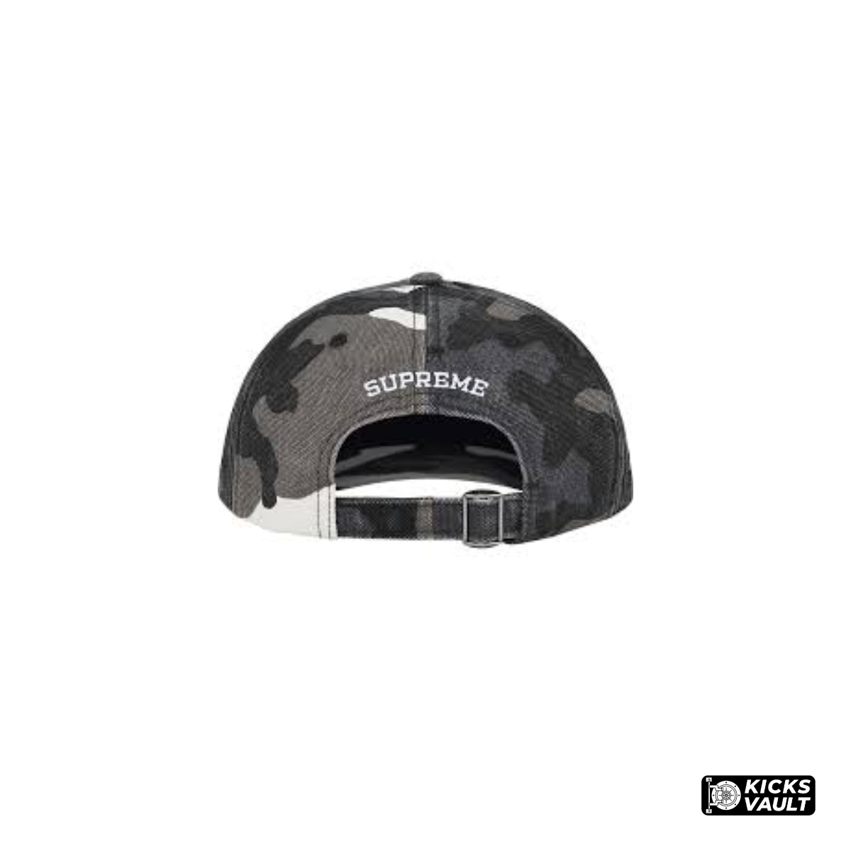 Supreme Pigment Coated Canvas S Logo 6-Panel Snow Camo
