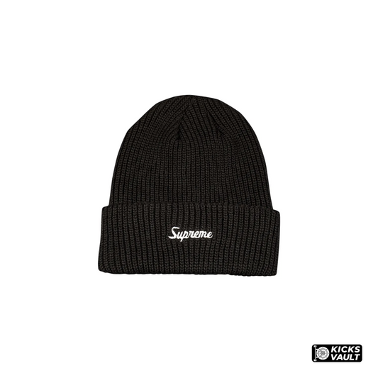 Supreme Loose Gauge Beanie Black