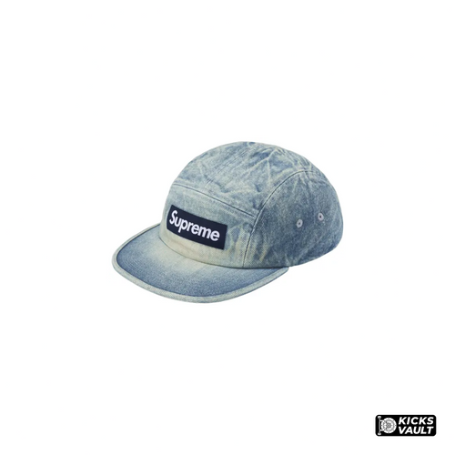 Supreme Washed Chino Twill Camp Cap Denim