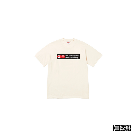 Supreme Zoo York Transit Tee Natural