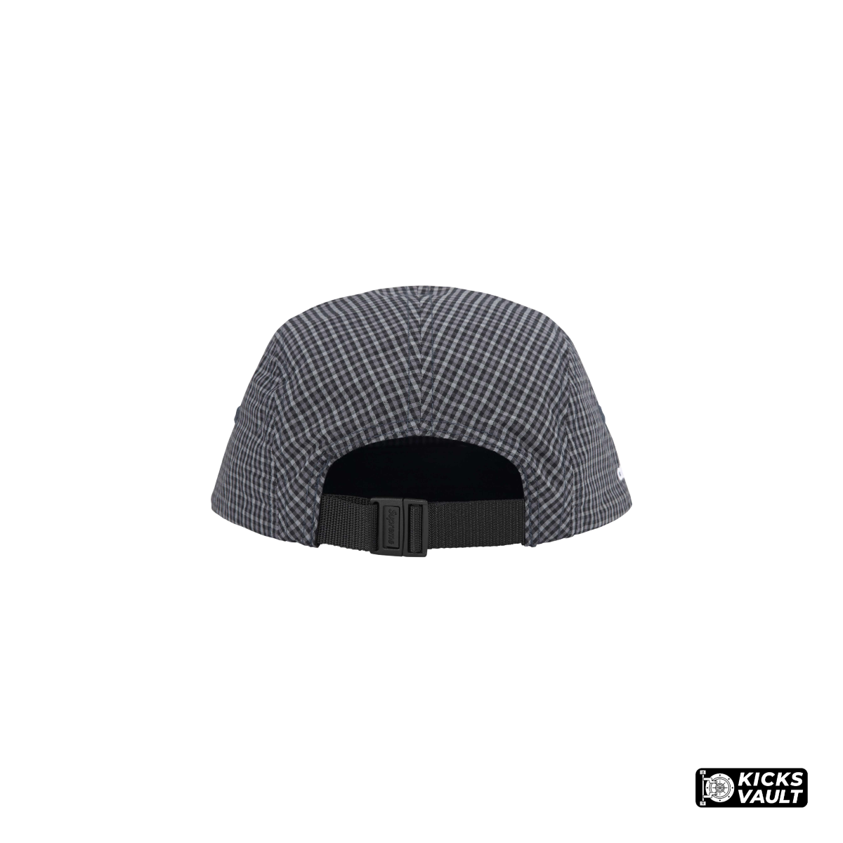 Supreme Cordura Plaid Camp Cap Black
