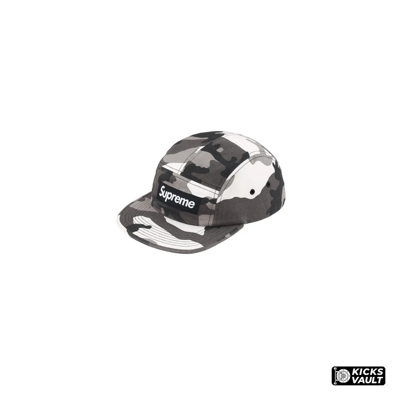 Supreme Washed Chino Twill Camp Cap Snow Camo