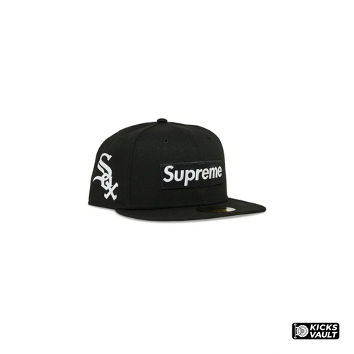 Supreme MLB Teams Box Logo New Era Black Sox