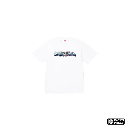 Supreme Tag Tee White