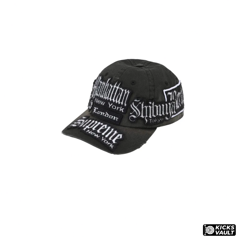 Supreme City Patches 6-Panel Black