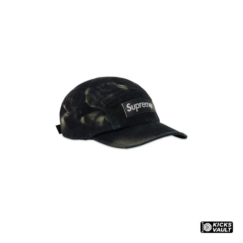 Supreme Overdyed Camp Cap Woodland Black