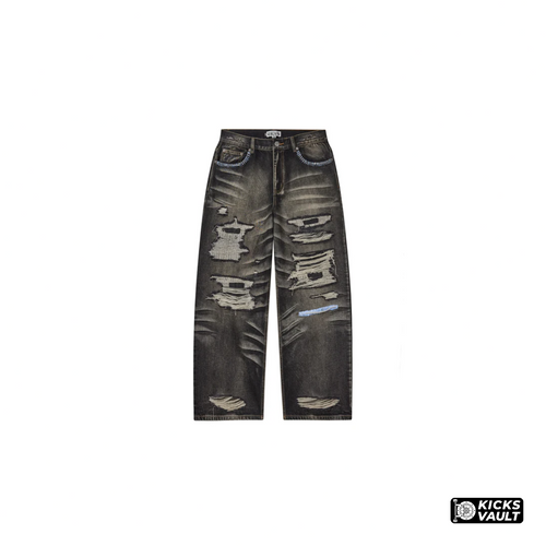 Valley Dreams Thrashed Denim Black